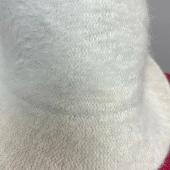 Angora/cotton women's  fedora hat - Picture 2 of 4